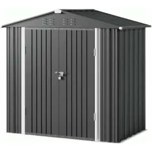 6x4-Foot Metal Outdoor Storage Shed