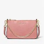 Michael Kors Saffiano Leather Crossbody Bag (Rose or Red)