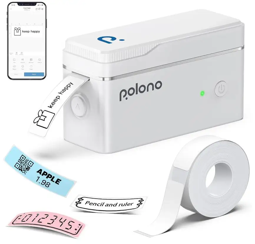 实用好物，白菜价！POLONO P31S 迷你蓝牙热敏标签打印机，附送一叠标签纸，折上折后仅售$10.39！