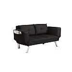 Serta Montauk 58 in. Square Arm 3-Seater Removable Cushions Sofa