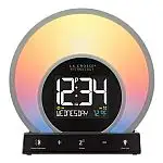 Soluna-S Light Black Tabletop LCD Wake-up Sunrise Alarm Clock