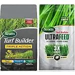 Scotts Turf Builder Triple Action1 11.31 lbs.Lawn Fertilizer Weed Killer, Crabgrass Preventer + 20 lbs Ultrafeed