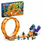 226-Piece LEGO City Stuntz Smashing Chimpanzee Stunt Loop Building Set