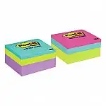 Post-it Notes Cube, 3 in x 3 in, Bright Colors