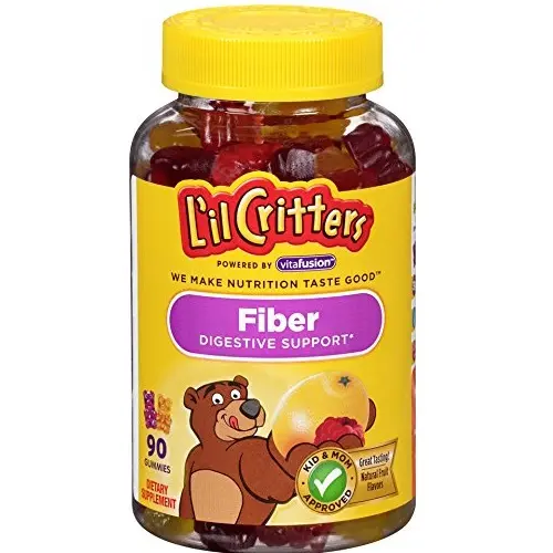 L'il Critters Kids Fiber Gummy Bears Supplement, 90 Count, only $8.54