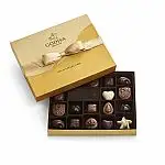 Godiva Assorted Chocolate Gold Gift Box, Gold Ribbon, 18 pc.