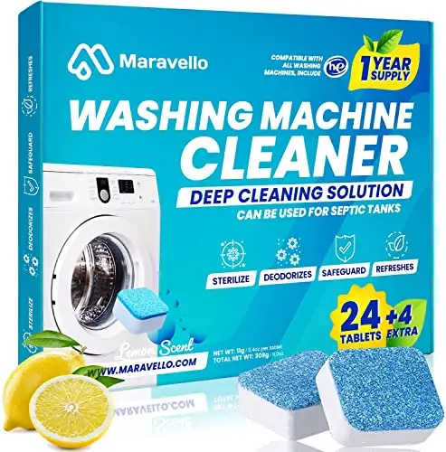 Maravello 洗衣机清洁剂 28片