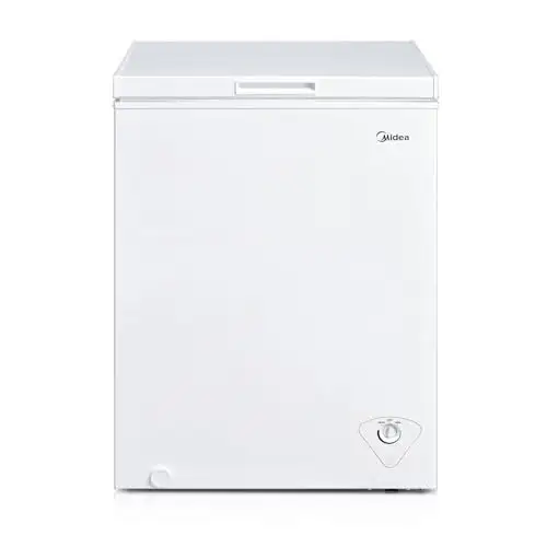 Midea MRC050S0AWW 胸部冷冻柜,5.0立方英尺,白色