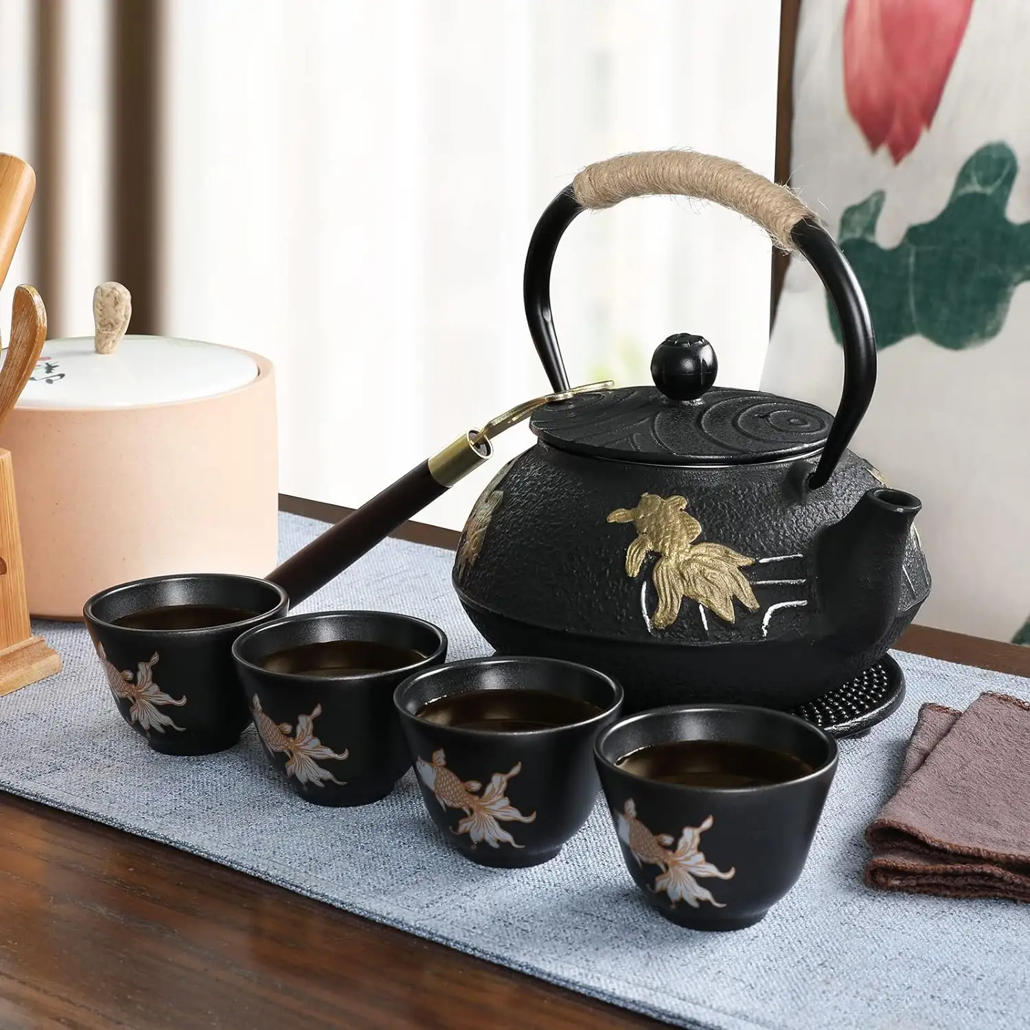 日式铸铁茶具套装