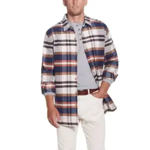 Weatherproof Vintage Men's Lumberjack Flannel Shirt Jacket