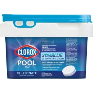 Clorox Pool&Spa XtraBlue 3" Swimming Pool Chlorinating Tablets 5-lb. Container