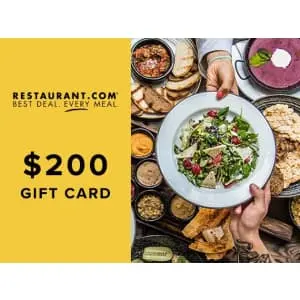 $200 Restaurant.com Digital Gift Card
