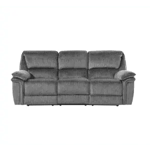 Greerman 88.5" W Double Manual Reclining Sofa