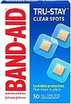 50 count Band-Aid Brand Tru-Stay Clear Spots Bandages