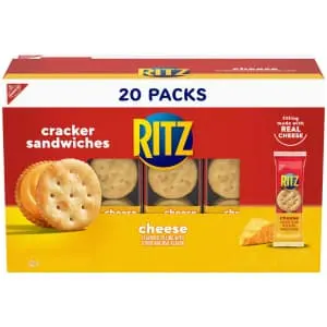 Ritz Cheese Sandwich Crackers 20-Count 6-Pack Snack Pack (120 crackers)